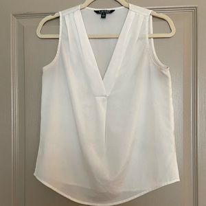 Flowy, v-neck blouse perfect for work meetings!